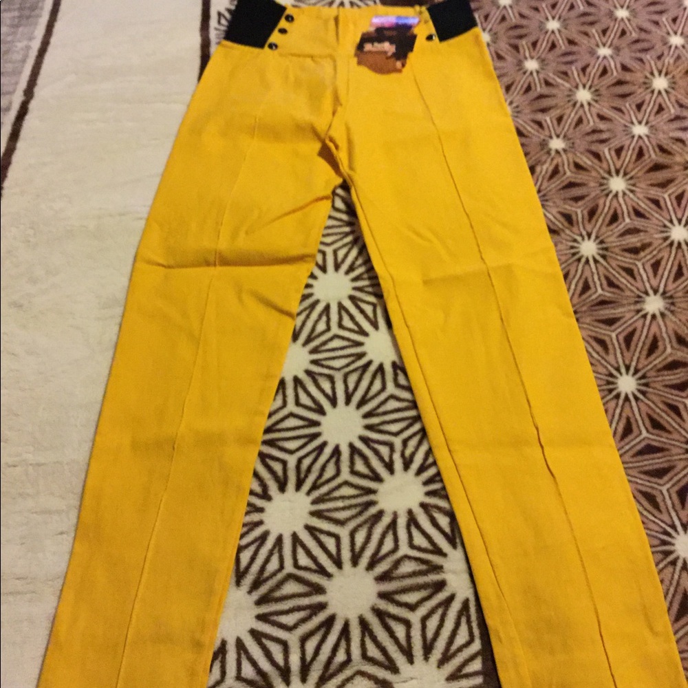 Yellow pants